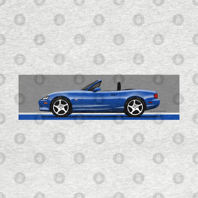 classic sports car convertible roadster NB 10th Anniversary by jaagdesign